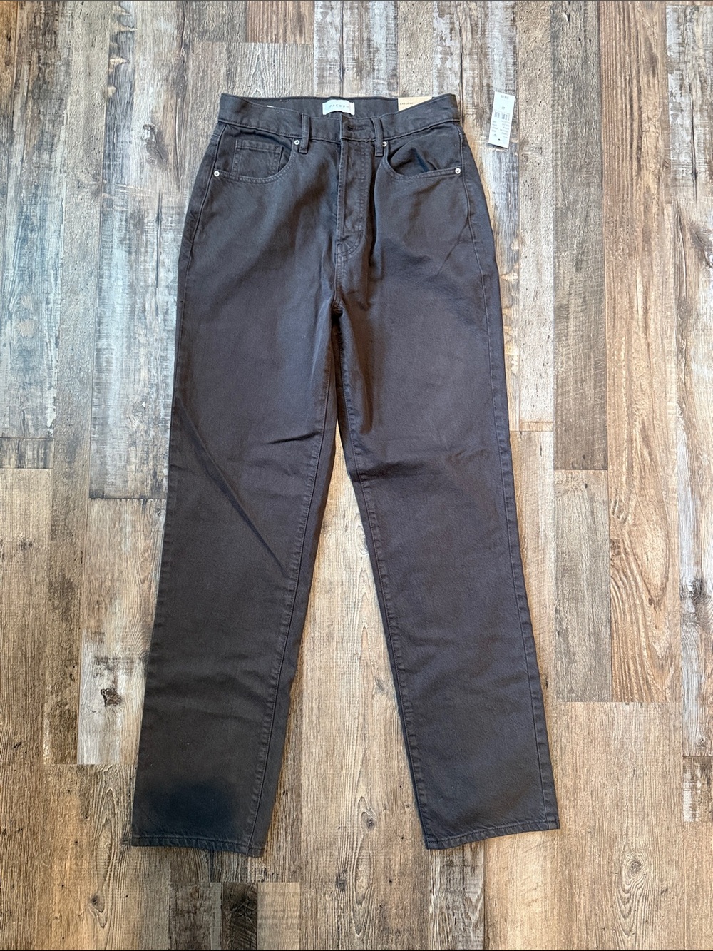 PacSun Brown High-Waist Dad Jean
